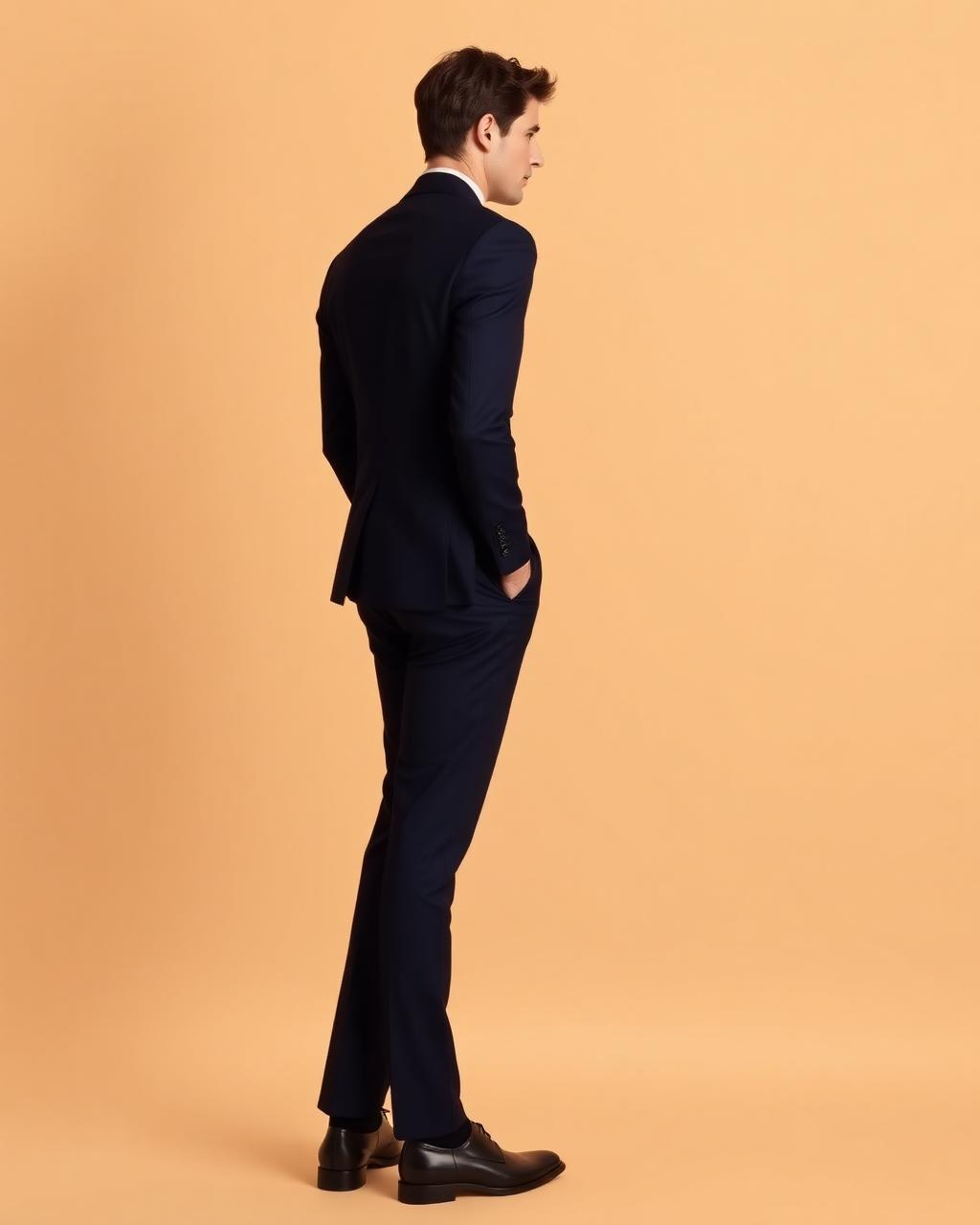 Achteraanzicht van de Tall Essential Chino
